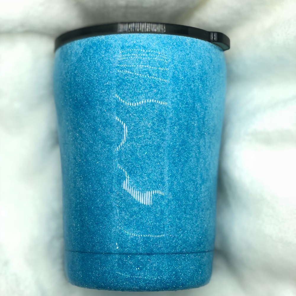 10 oz Glitter Easter Bunny Cup Tumbler